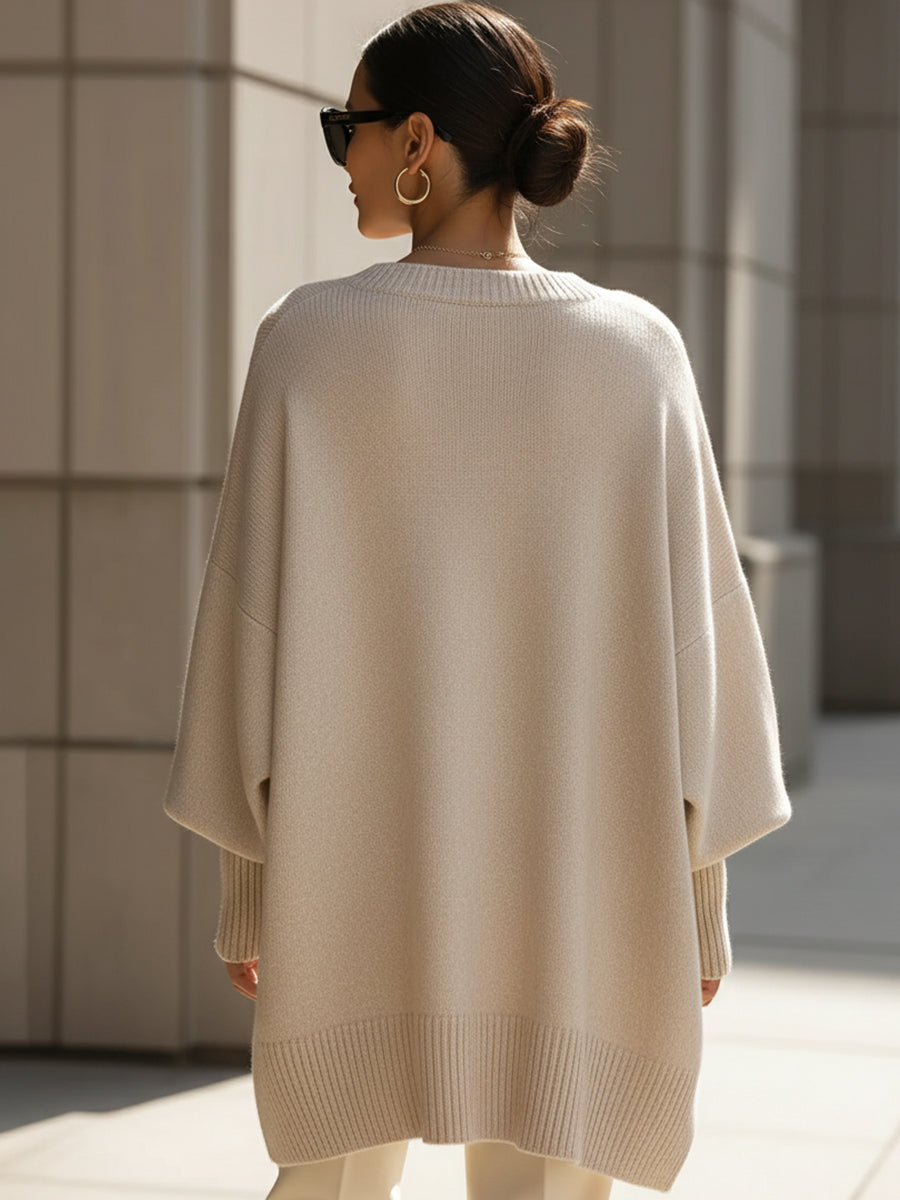 Women's Oversized Poncho – Lightweight & Warm