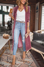 Women's Velvet Kimono Coat – Calf Length
