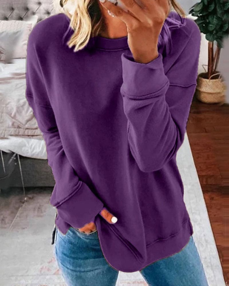 Marta | Sudadera Suelta Con Bolsillo