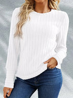 Longsleeve With Ribbed Texture