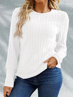 Longsleeve With Ribbed Texture