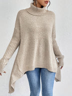 Natalia | Suéter Oversize Con Cuello Alto
