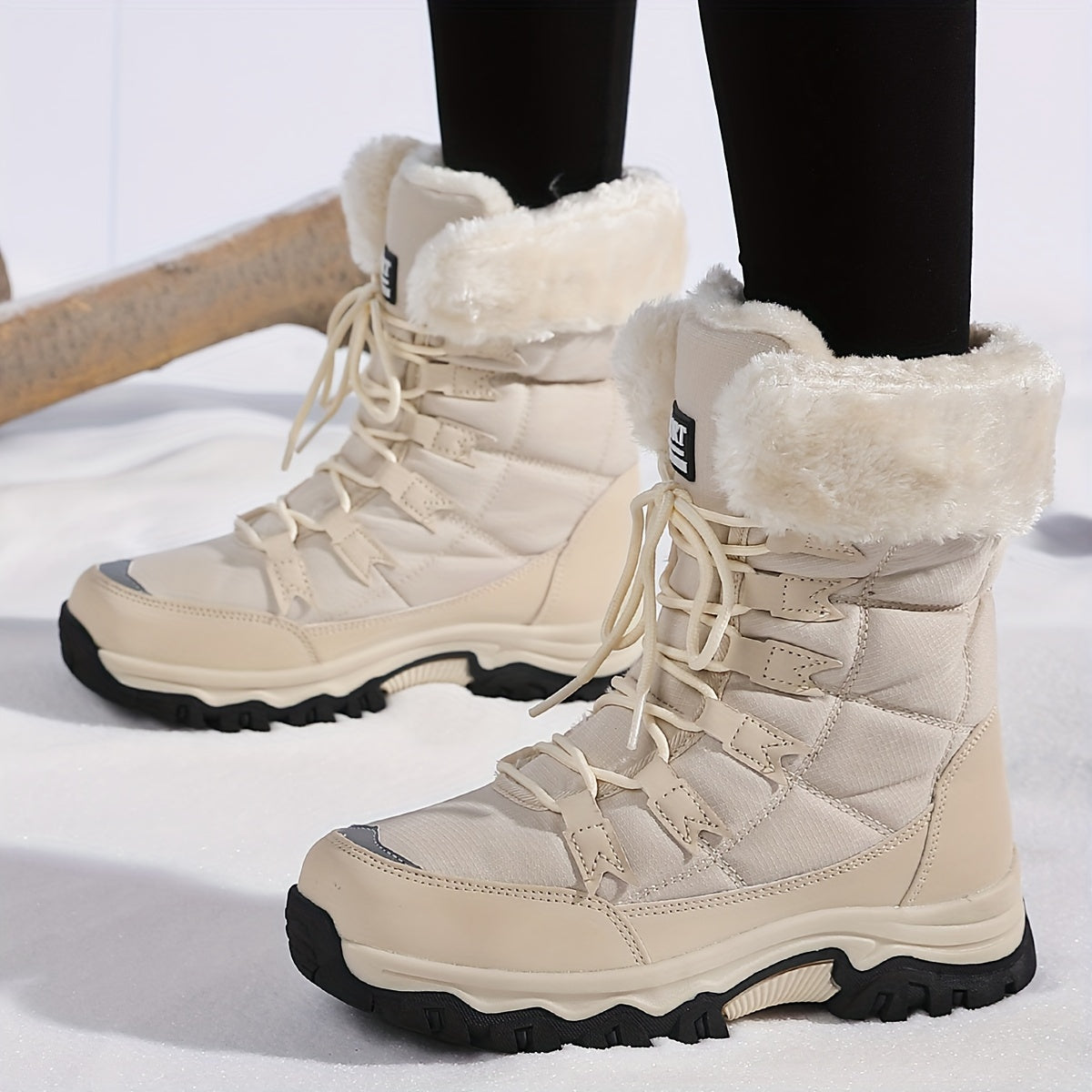 Emma | Cozy Winter Boots – Faux Fur Lining