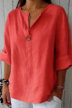 Dolores | Blusa Suelta Con Botón