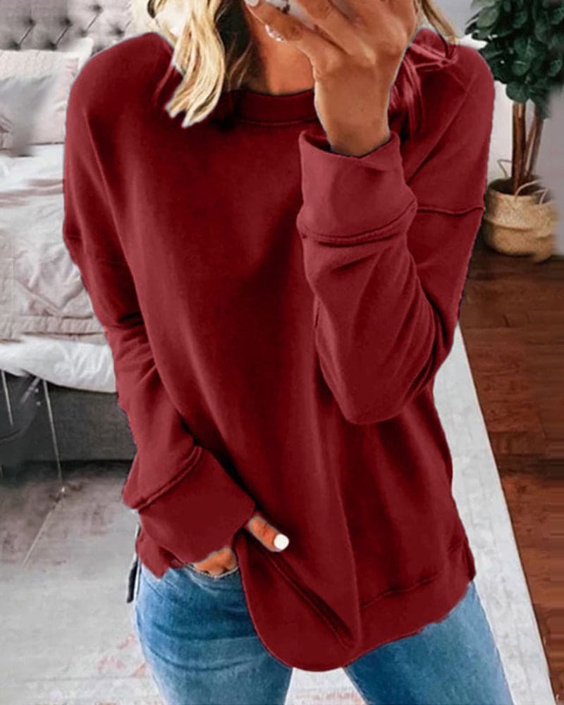 Marta | Sudadera Suelta Con Bolsillo