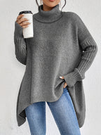 Natalia | Suéter Oversize Con Cuello Alto