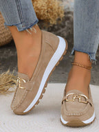 Teresa | Mocasines Casual Con Detalle Metálico