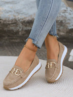 Teresa | Mocasines Casual Con Detalle Metálico