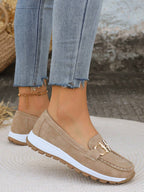 Teresa | Mocasines Casual Con Detalle Metálico