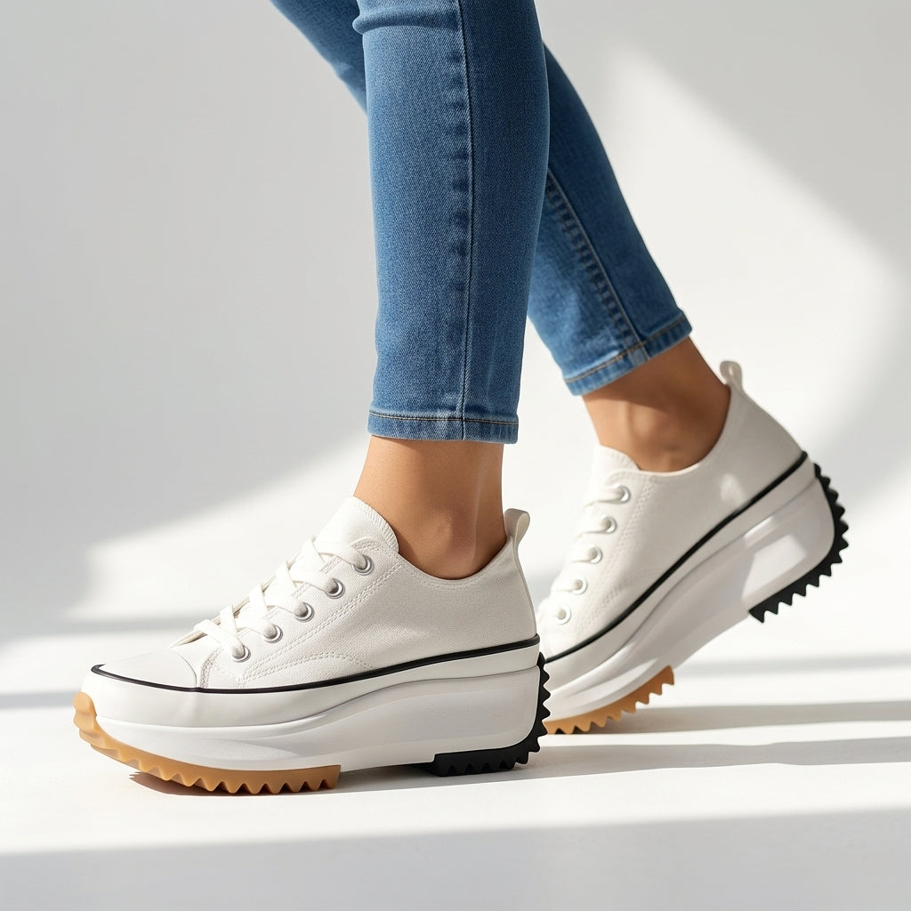 Ava | Chic Platform Sneakers – Cushioned Sole