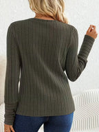 Longsleeve With Ribbed Texture