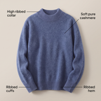 Women's Cozy Mock Neck Sweater – Soft Knit