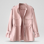 Amelia | Cozy Wool Overcoat – Double Breasted
