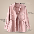 Amelia | Cozy Wool Overcoat – Double Breasted