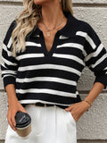 Women’s Matilde Sweater – Ribbed V-Neck