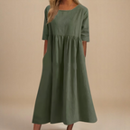 Lidia | Vestido Suelto Midi