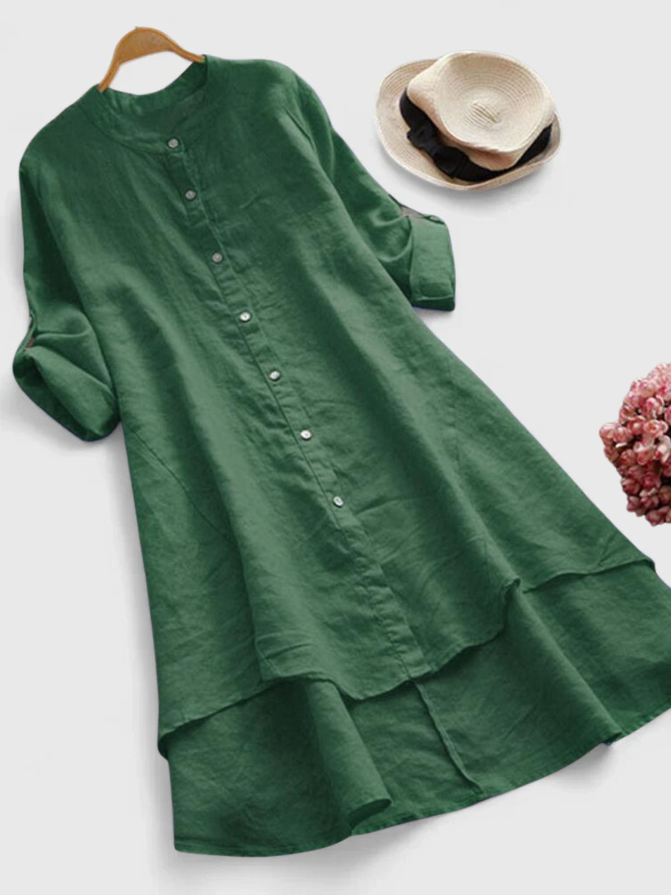 Noa | Vestido Camisero De Capas