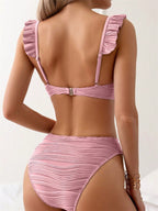 Twist Bikini Set - Push-Up Top Structured Fabric