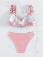 Twist Bikini Set - Push-Up Top Structured Fabric