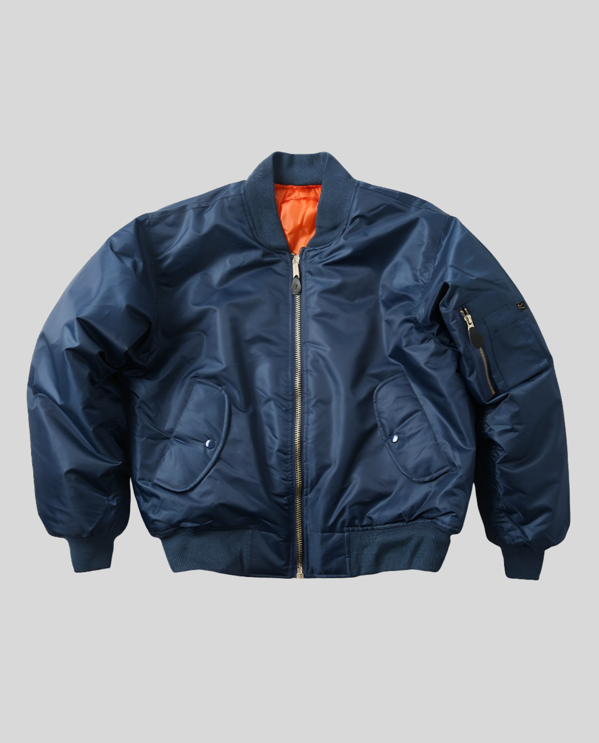 Women's Chic Bomber Jacket – Ribbed Trim