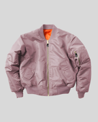 Women's Chic Bomber Jacket – Ribbed Trim