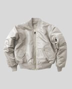 Women's Chic Bomber Jacket – Ribbed Trim