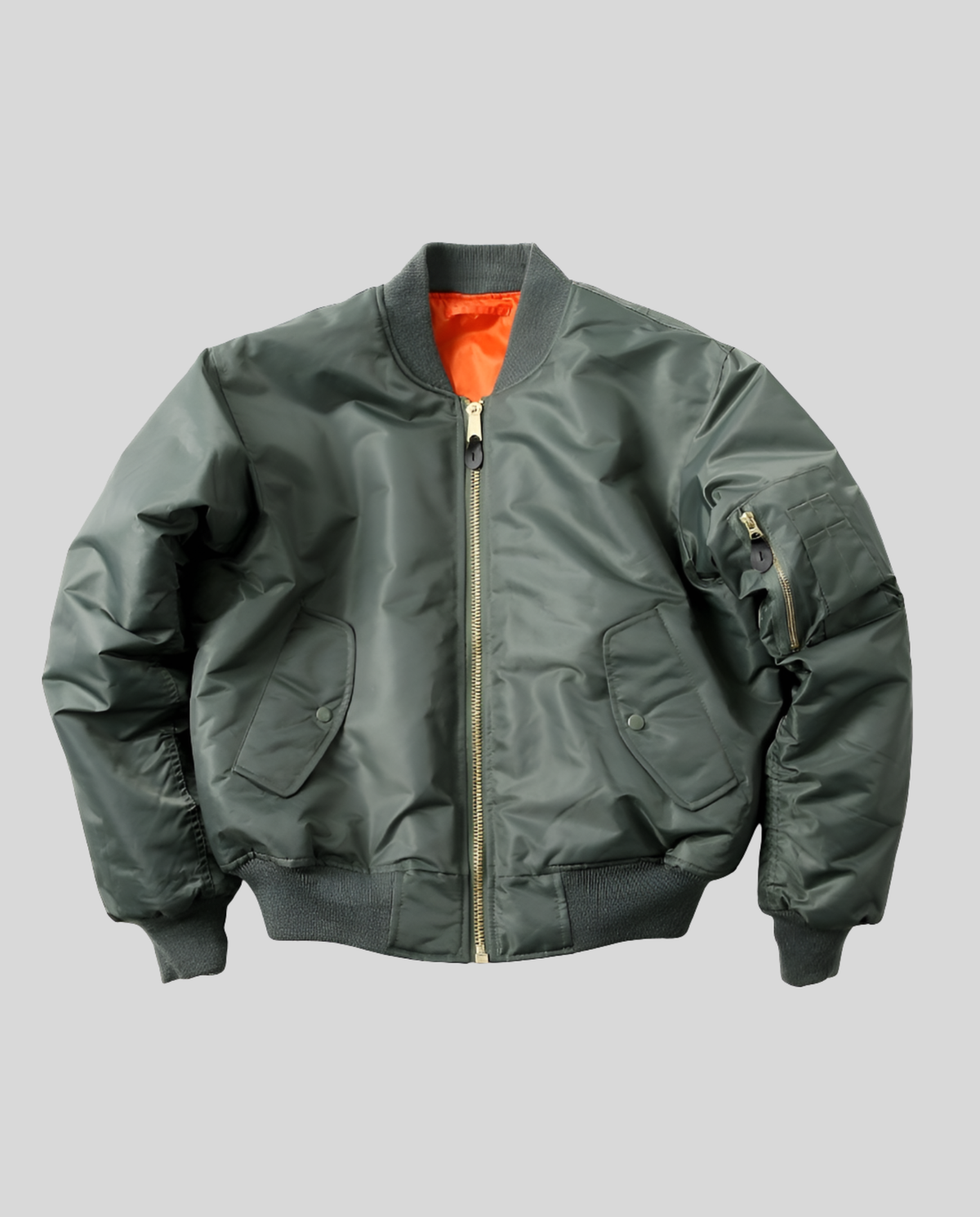 Women's Chic Bomber Jacket – Ribbed Trim