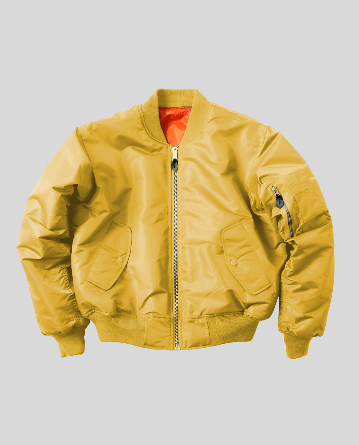 Women's Chic Bomber Jacket – Ribbed Trim