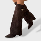 Women's Suede High Boots – Classic Style