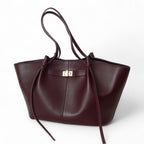 Women's Chic Large Tote Bag – Faux Leather