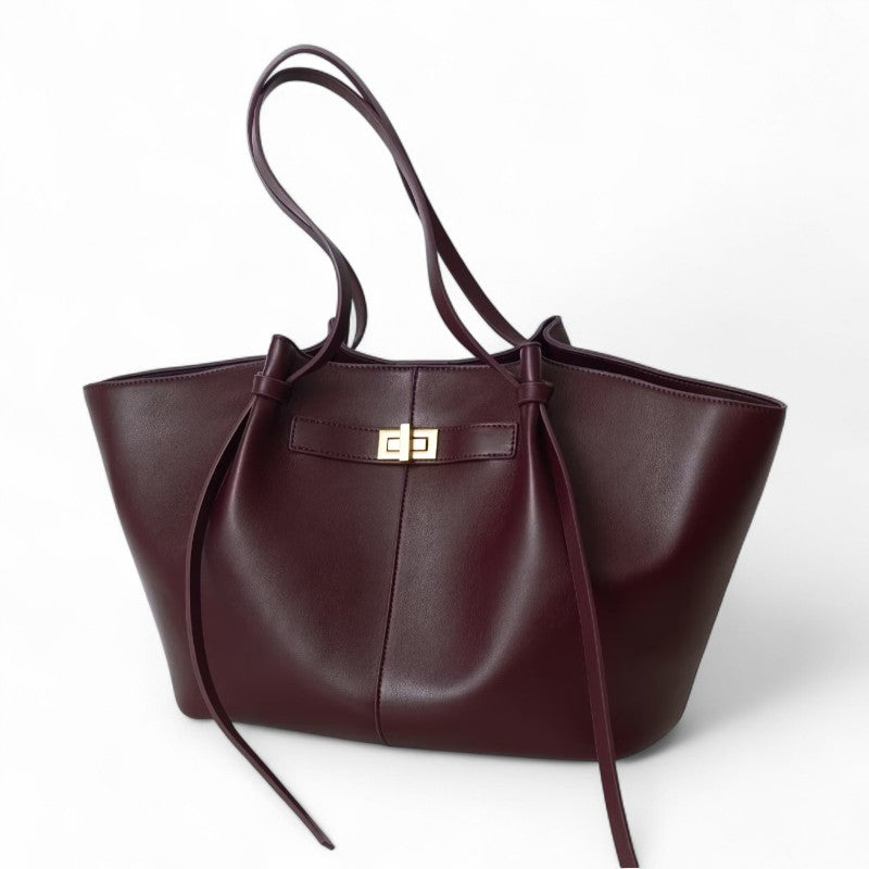 Women's Chic Large Tote Bag – Faux Leather