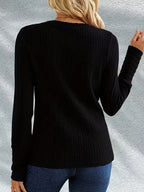Longsleeve With Ribbed Texture