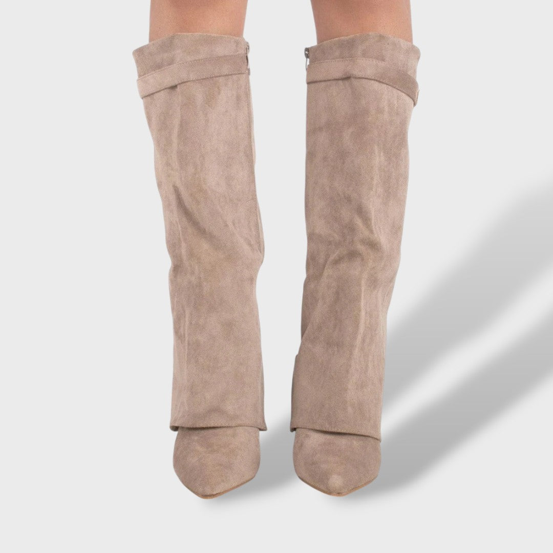 Women's Suede High Boots – Classic Style