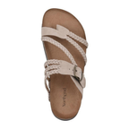Harper | Chic Braided Cork Sandals – Cushioned