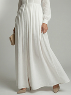 Soft Flow Button-Front Maxi Dress
