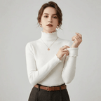 Emma | Cozy Fleece Blouse – High Collar
