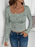 Women's Longsleeve Shirt – Floral Print