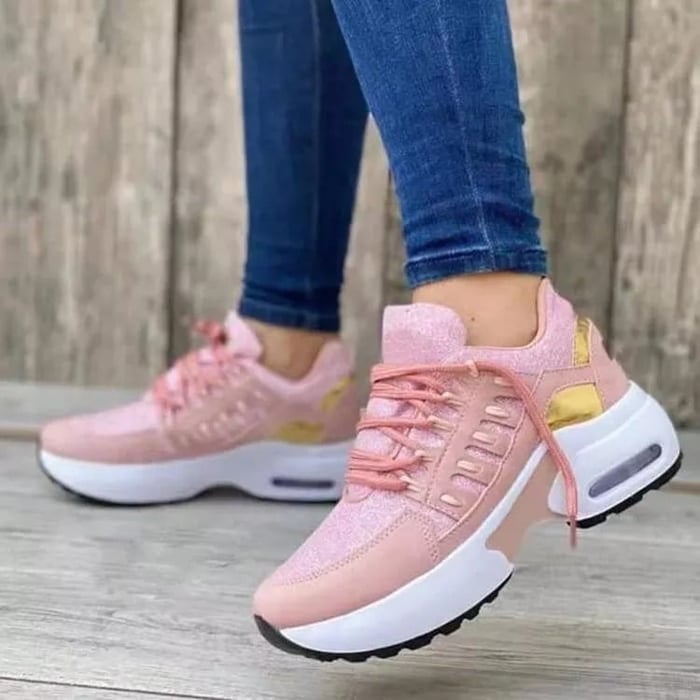 Women's Cozy Low-Top Sneakers – Air Cushion