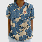 Isabel | Blusa Floral Con Cuello
