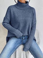 Natalia | Suéter Oversize Con Cuello Alto
