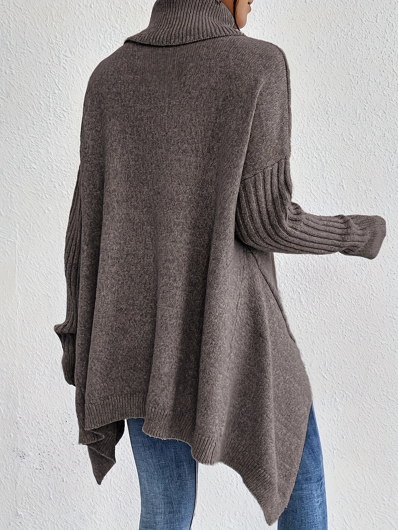 Natalia | Suéter Oversize Con Cuello Alto