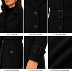 Charlotte | Elegant Long Coat – Button Front
