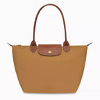 Women's Foldable Nylon Tote Bag – Zip & Snap Closure