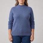 Women's Cozy Mock Neck Sweater – Soft Knit