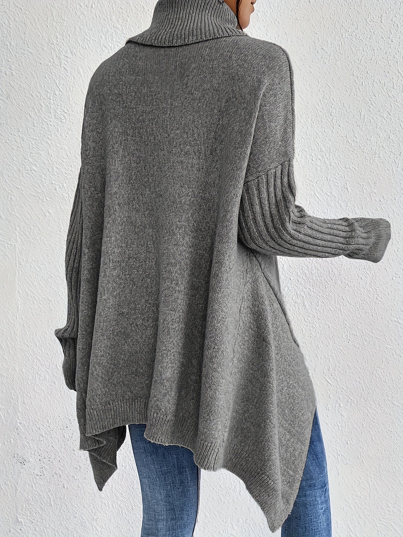 Natalia | Suéter Oversize Con Cuello Alto