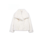 Charlotte Oversized Faux Fur Jacket – Wide Lapels
