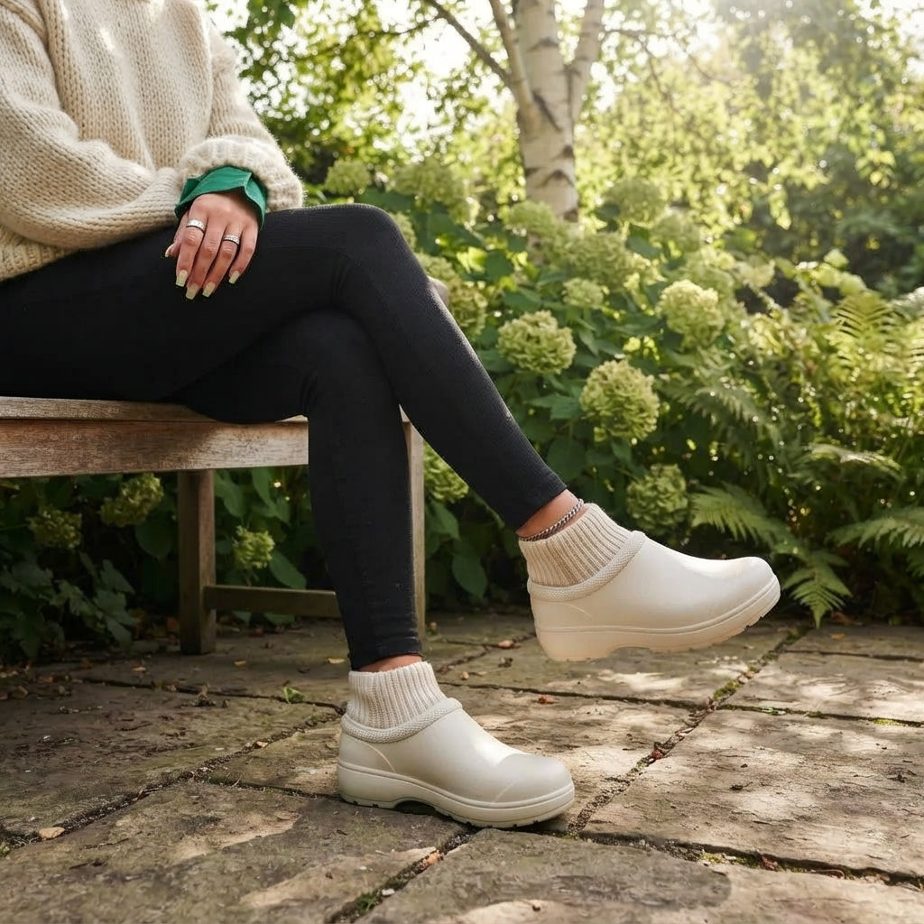 Women's Cozy Weatherproof Clogs – Cushioned Sole