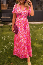 Ava Feminine Fit V-Neck Maxi Dress
