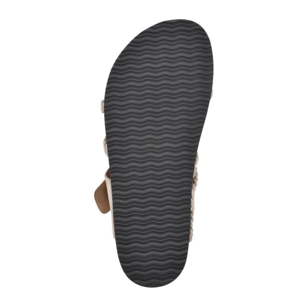 Harper | Chic Braided Cork Sandals – Cushioned