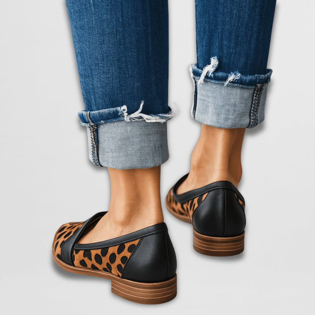Women's Slip-On Loafers – Cushioned Lined Interior